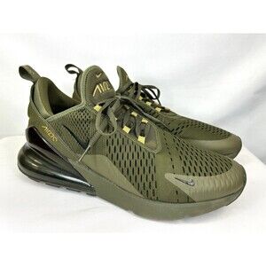 Nike Air Max 270 Shoes Men’s Size 11.5 Medium Olive Canvas Sneakers AH8050-301